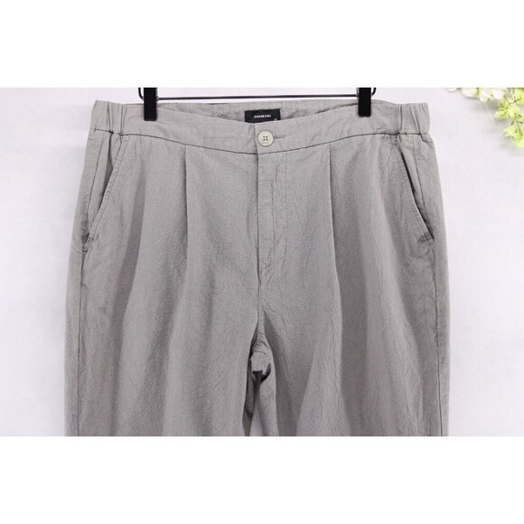 Zanerobe Men's Suitshot Pants Chino Drawstring Tapered Leg Grey 34X30 - Picture 3 of 11